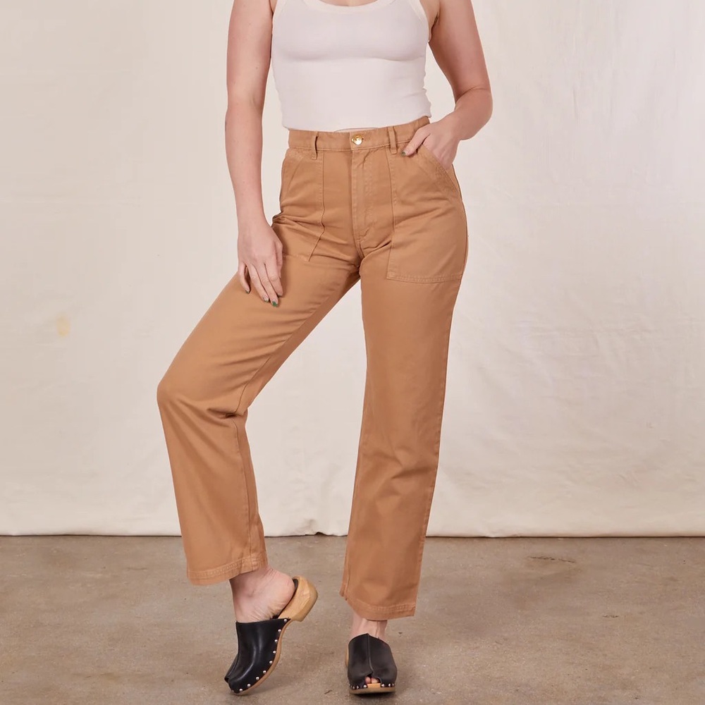 Big Bud Press Work Pants Tan, Petite XS—sold out from BBP!